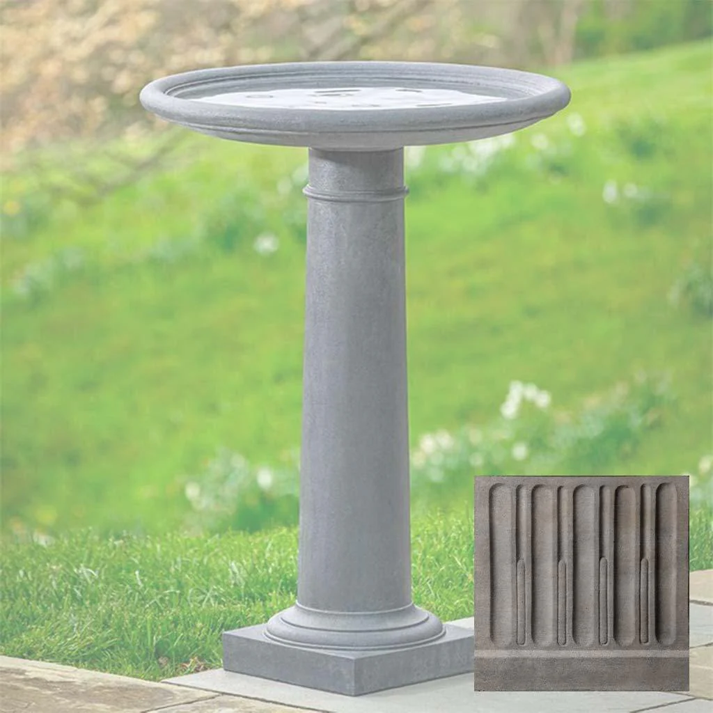 Classic Column Birdbath - Image 14