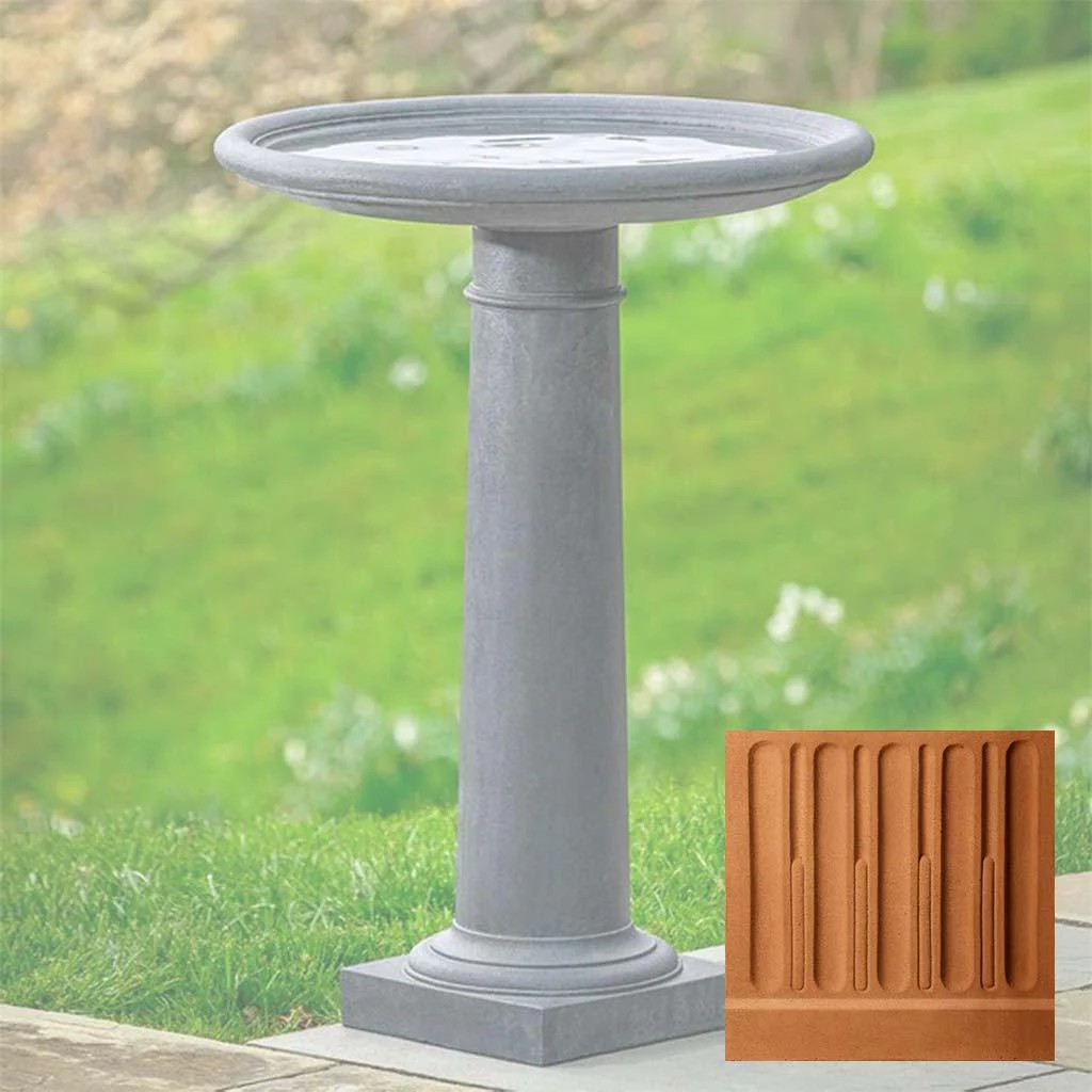 Classic Column Birdbath - Image 15