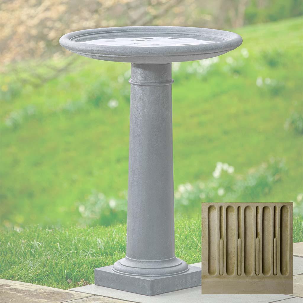 Classic Column Birdbath - Image 5