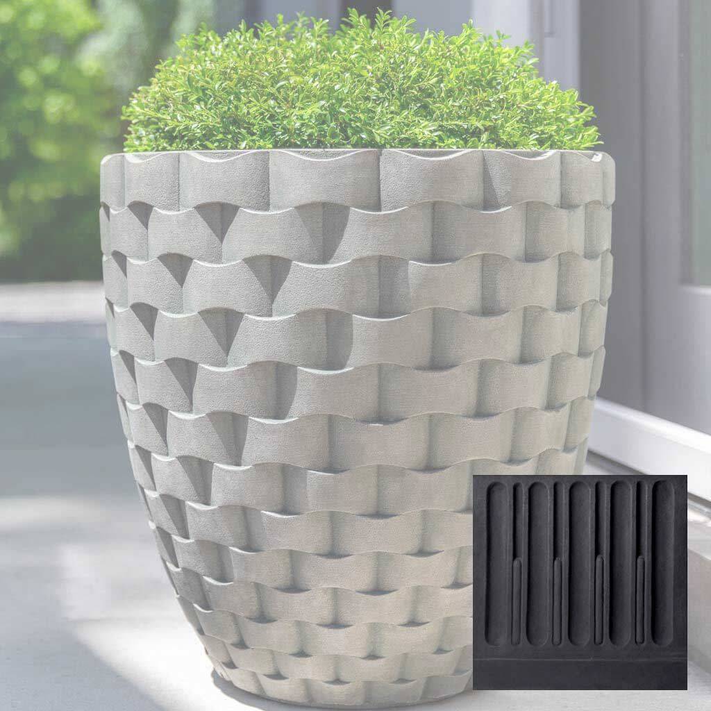 M Weave Round Planter - Tall - Image 10