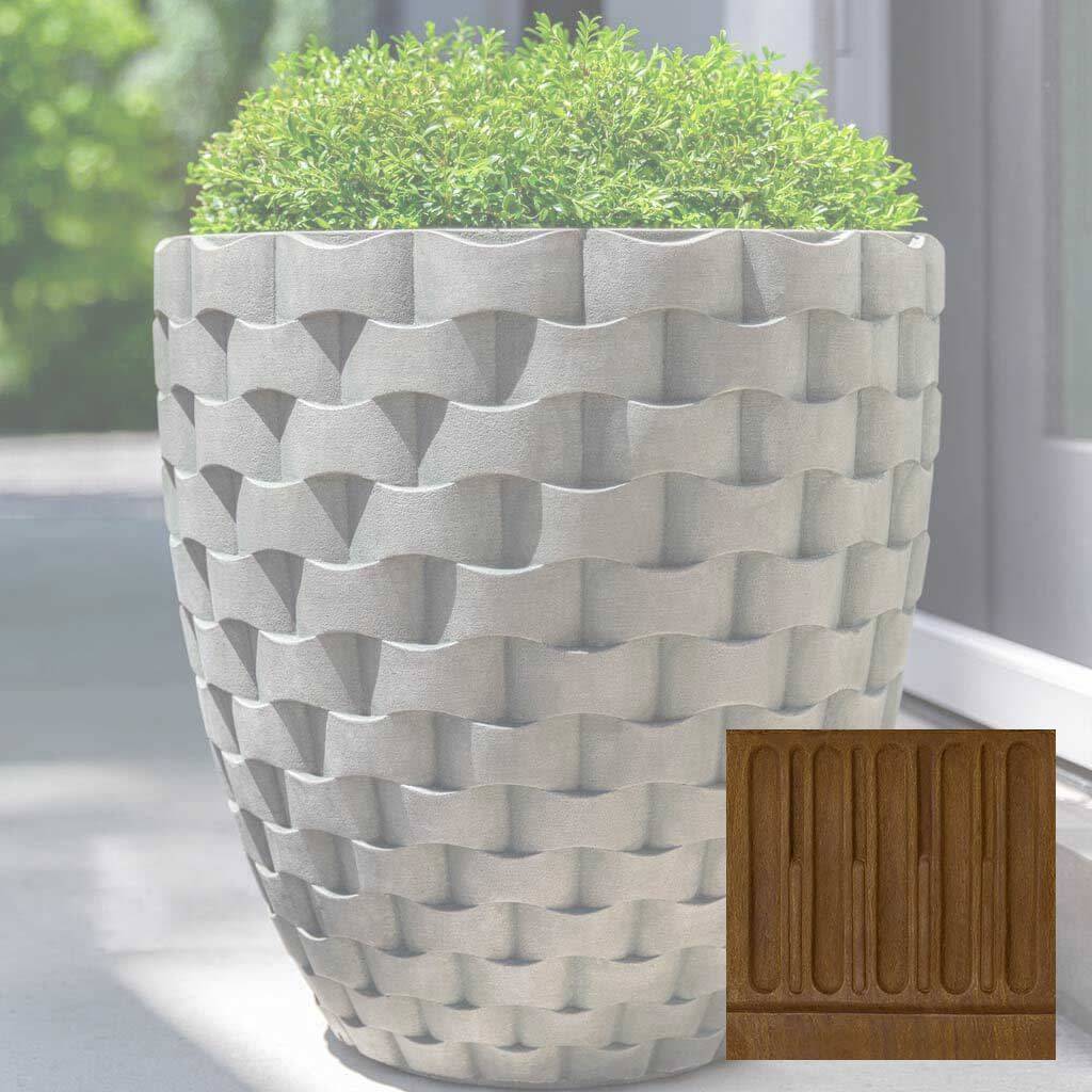M Weave Round Planter - Tall - Image 11