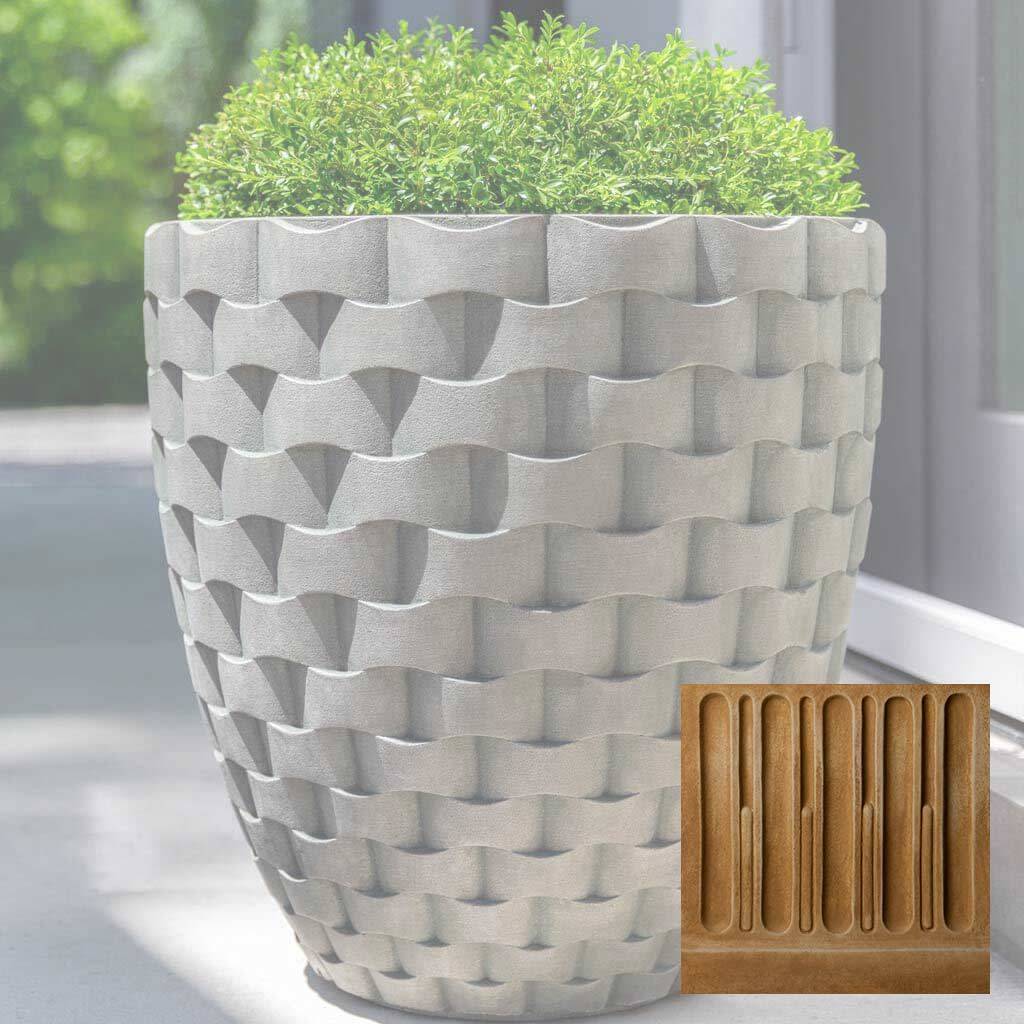 M Weave Round Planter - Tall - Image 12