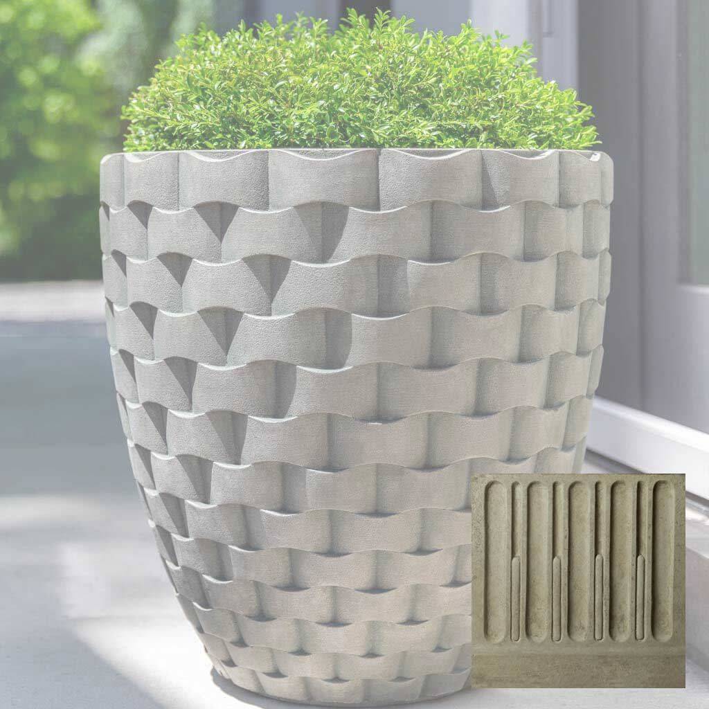 M Weave Round Planter - Tall - Image 13