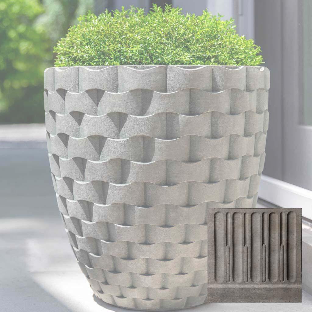 M Weave Round Planter - Tall - Image 14
