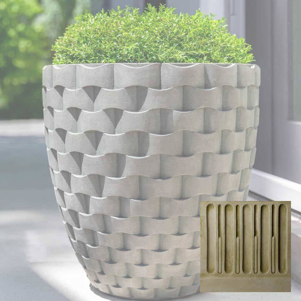 M Weave Round Planter - Tall - Image 5