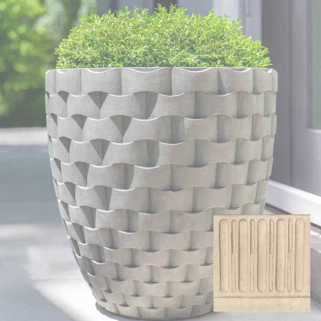 M Weave Round Planter - Tall - Image 6
