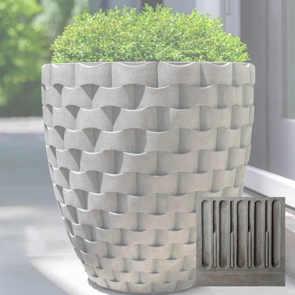 M Weave Round Planter - Tall - Image 8