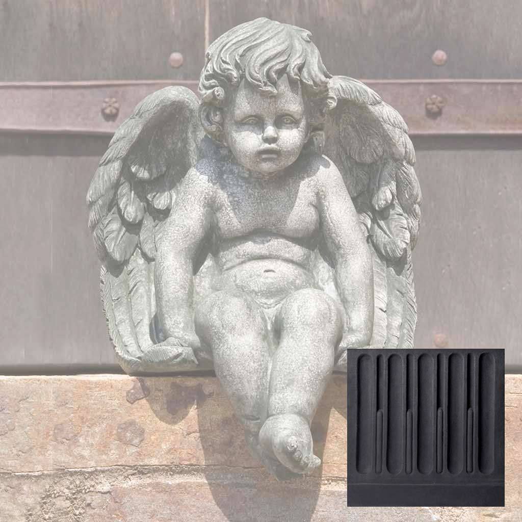 Medium Sitting Cherub - Image 13