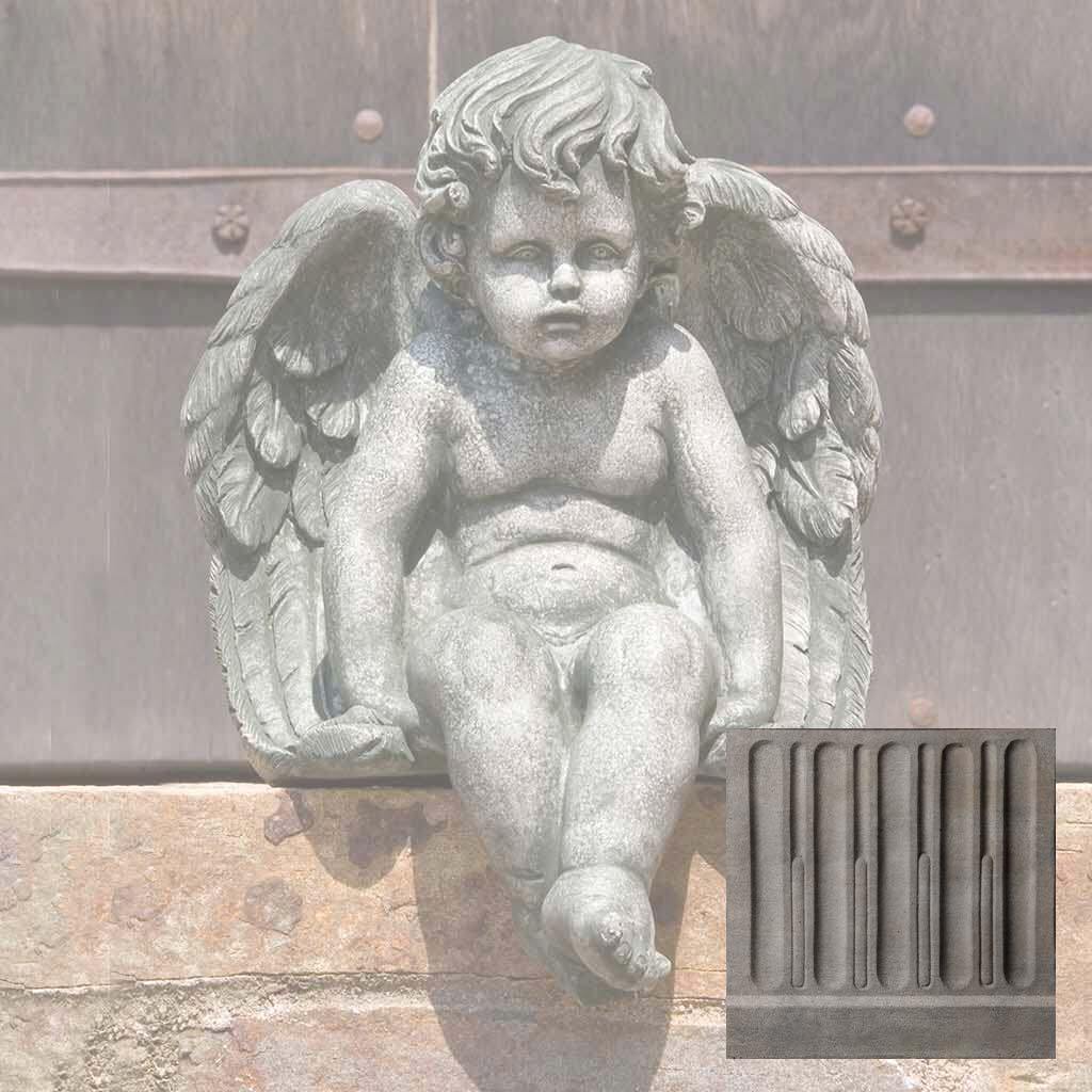 Medium Sitting Cherub - Image 14