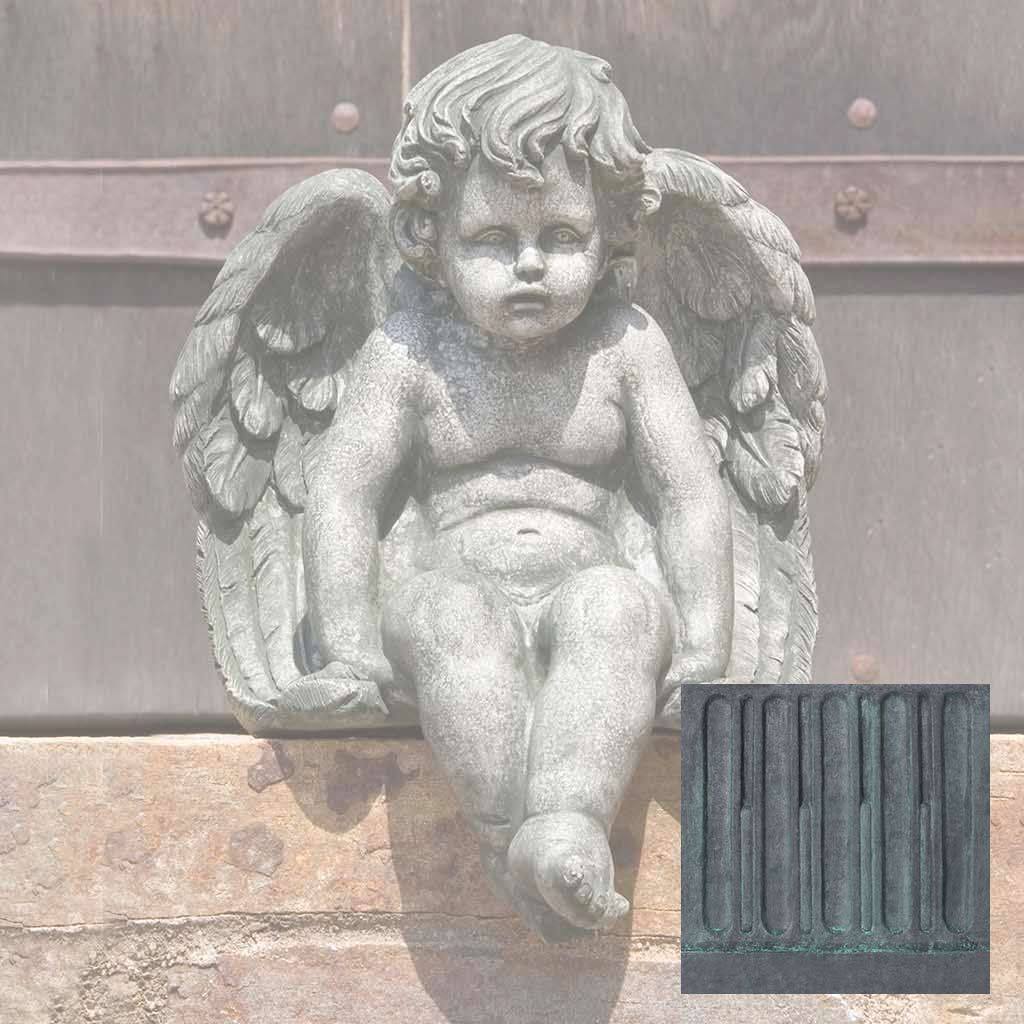 Medium Sitting Cherub - Image 5