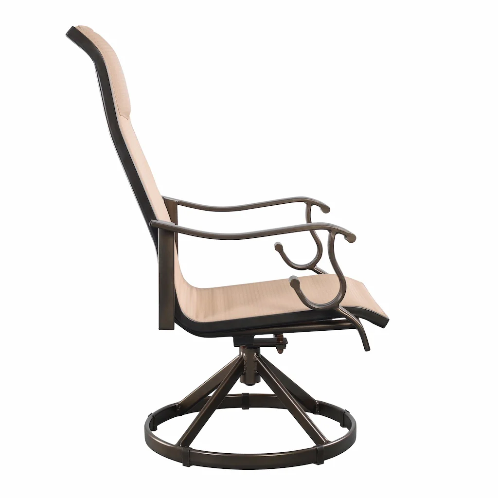 Westin Sling Dining Set in Bronze and Tan - Image 4