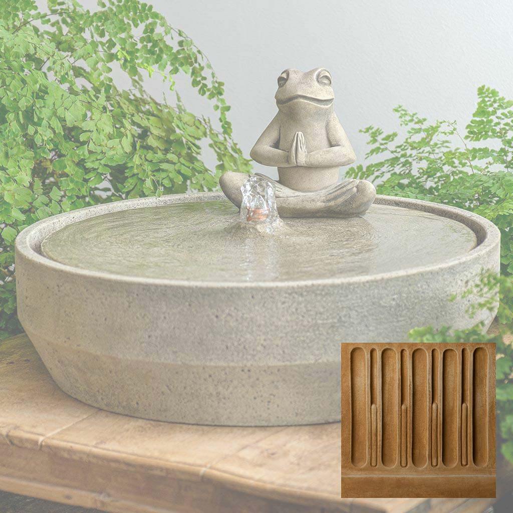 Yoga Frog Beveled Fountain - Image 12