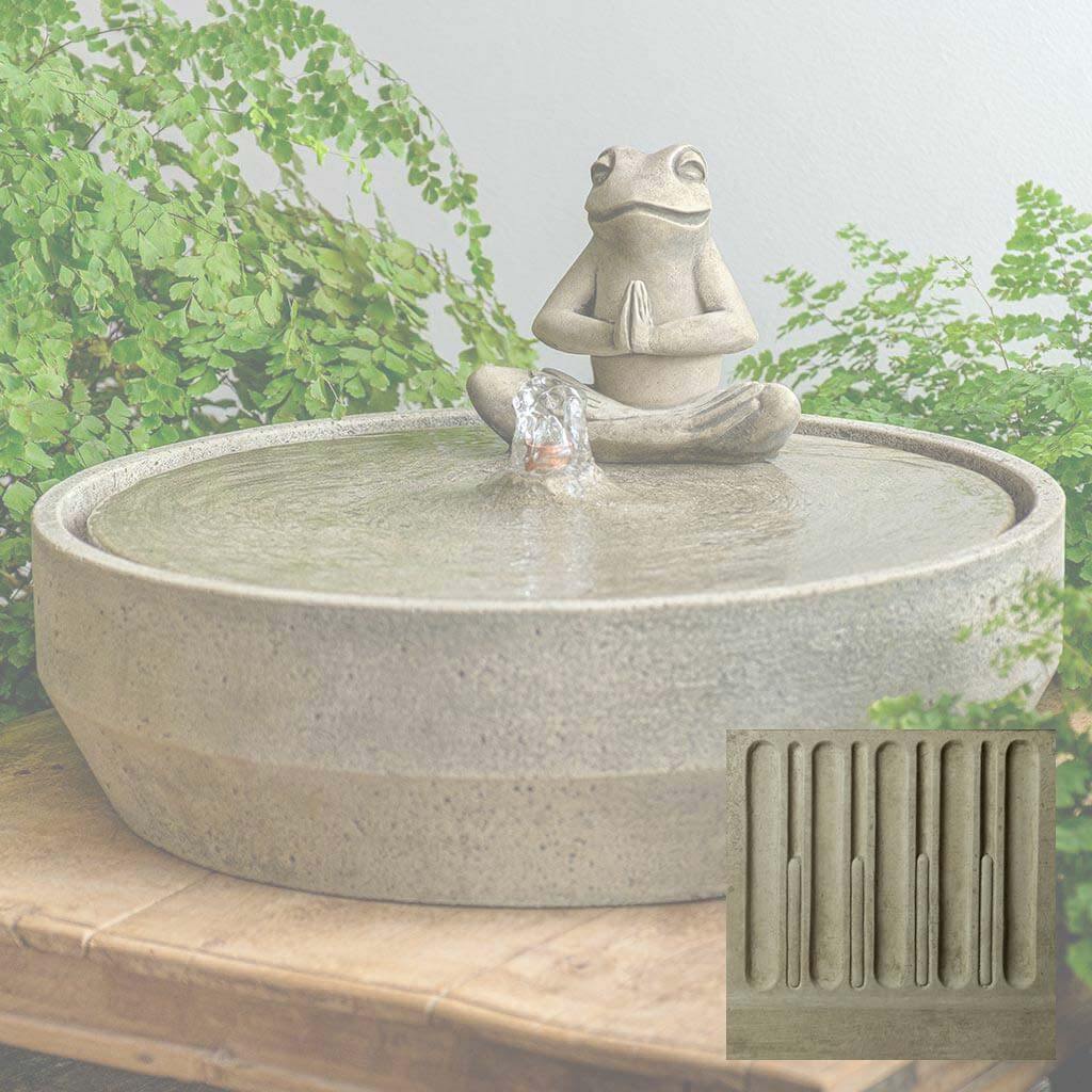 Yoga Frog Beveled Fountain - Image 13