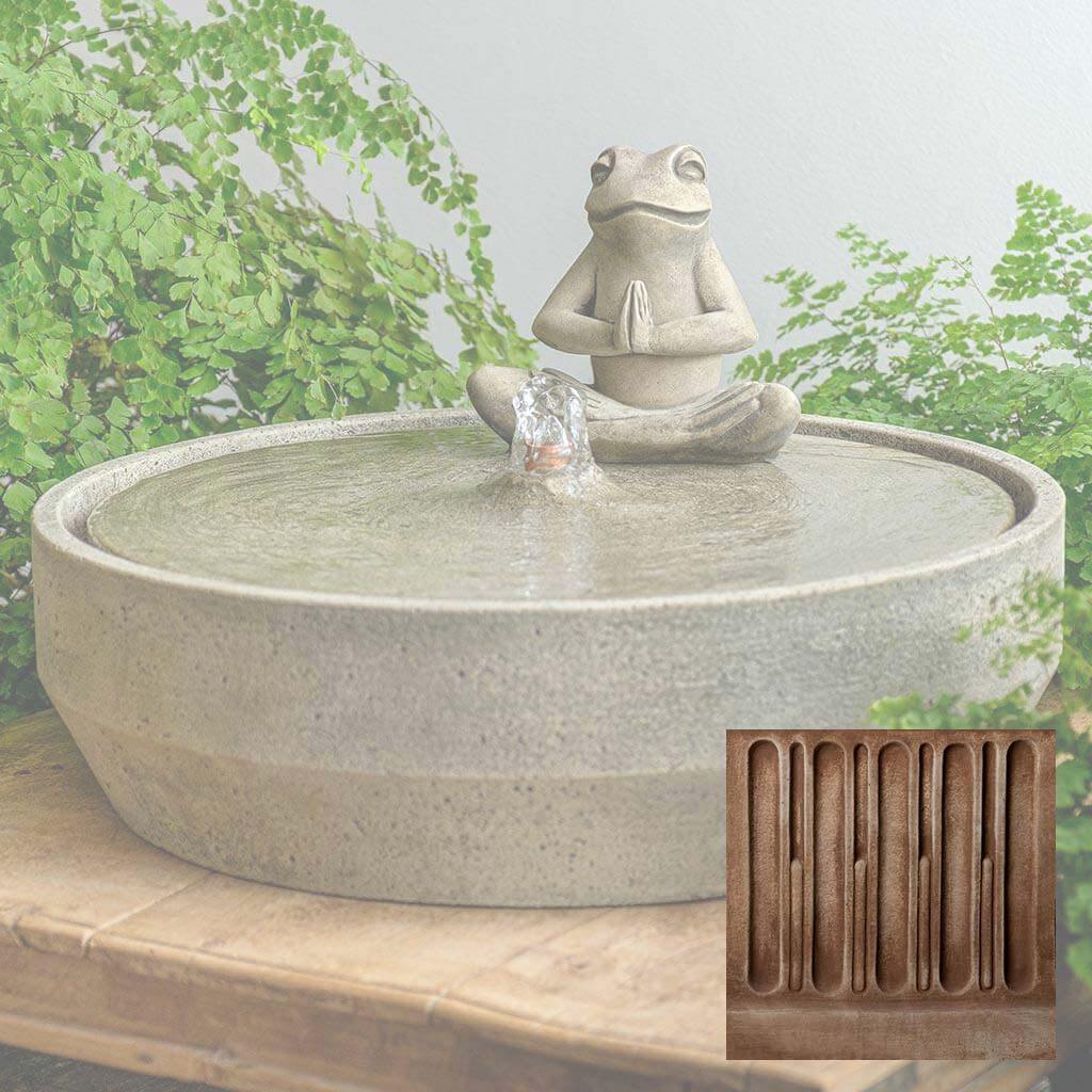 Yoga Frog Beveled Fountain - Image 3